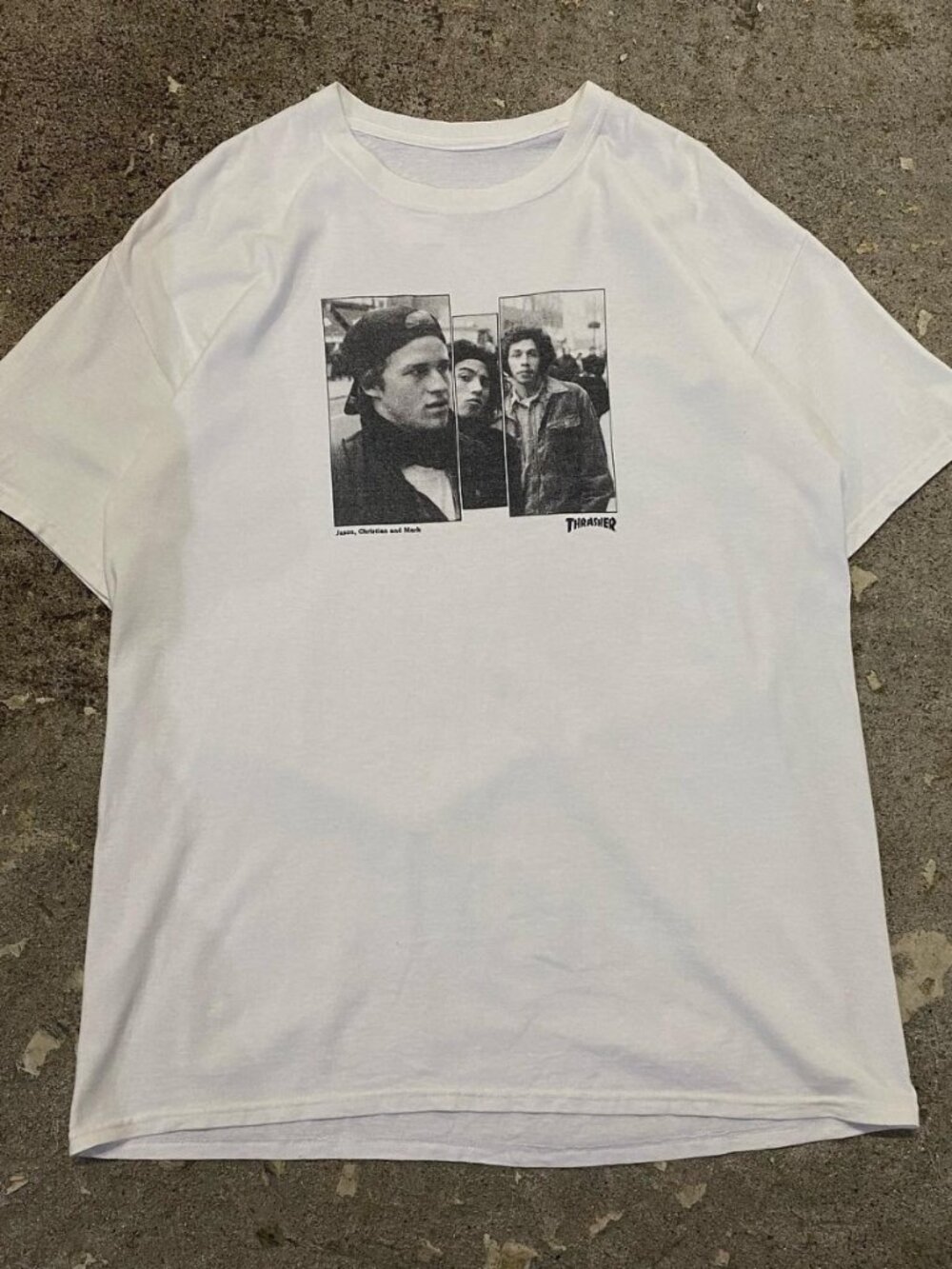 Thrasher Jason Cristian And Mark Photo Tee